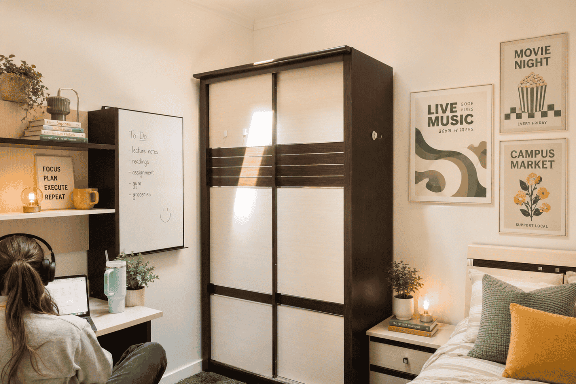 large room with ensuite student accommodation melbourne
